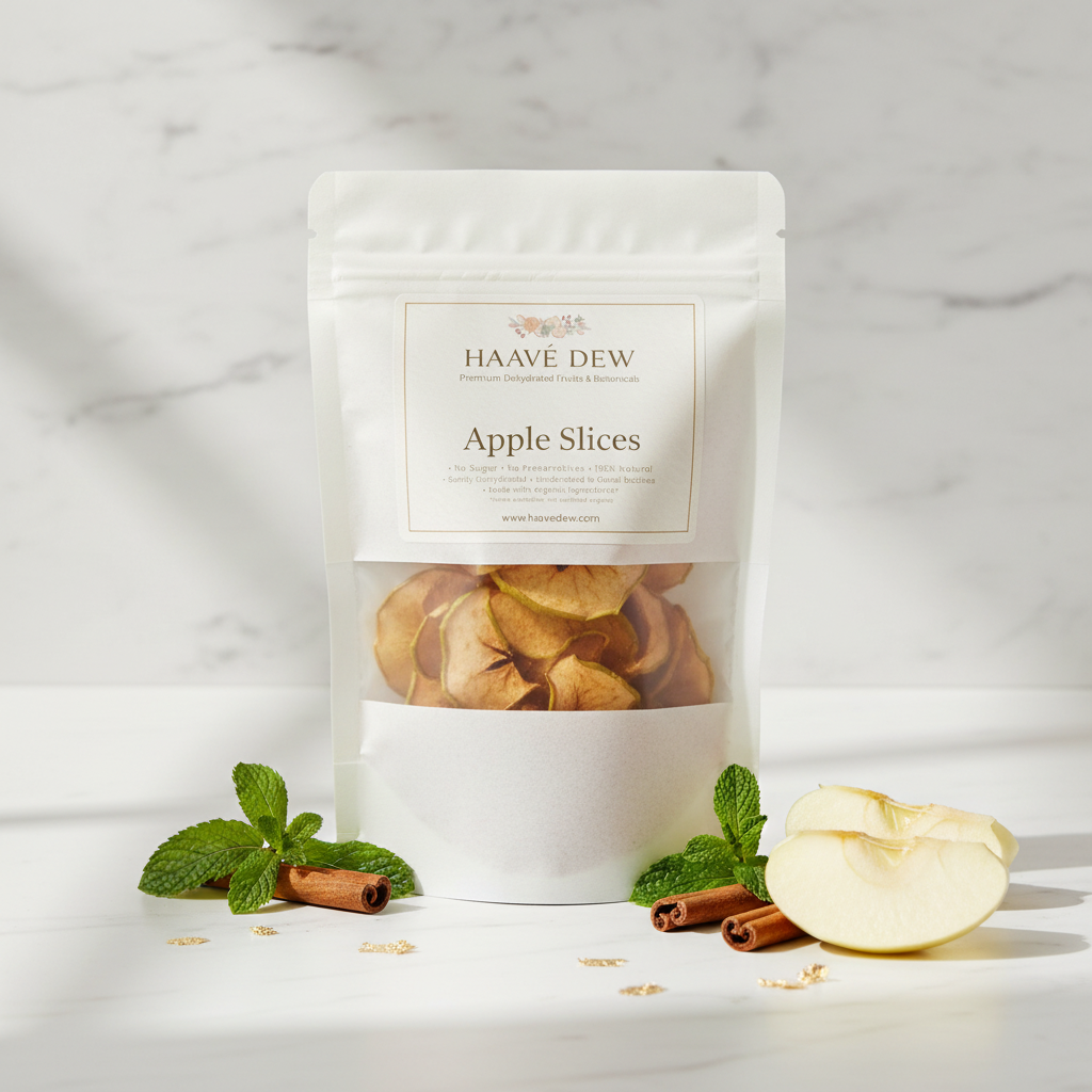 HAAVÉ DEW Apple Slices marble flatlay